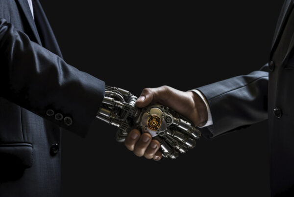 ai robot hand shaking human hand (1)