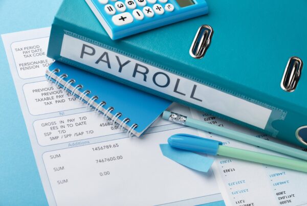 high angle payroll concept